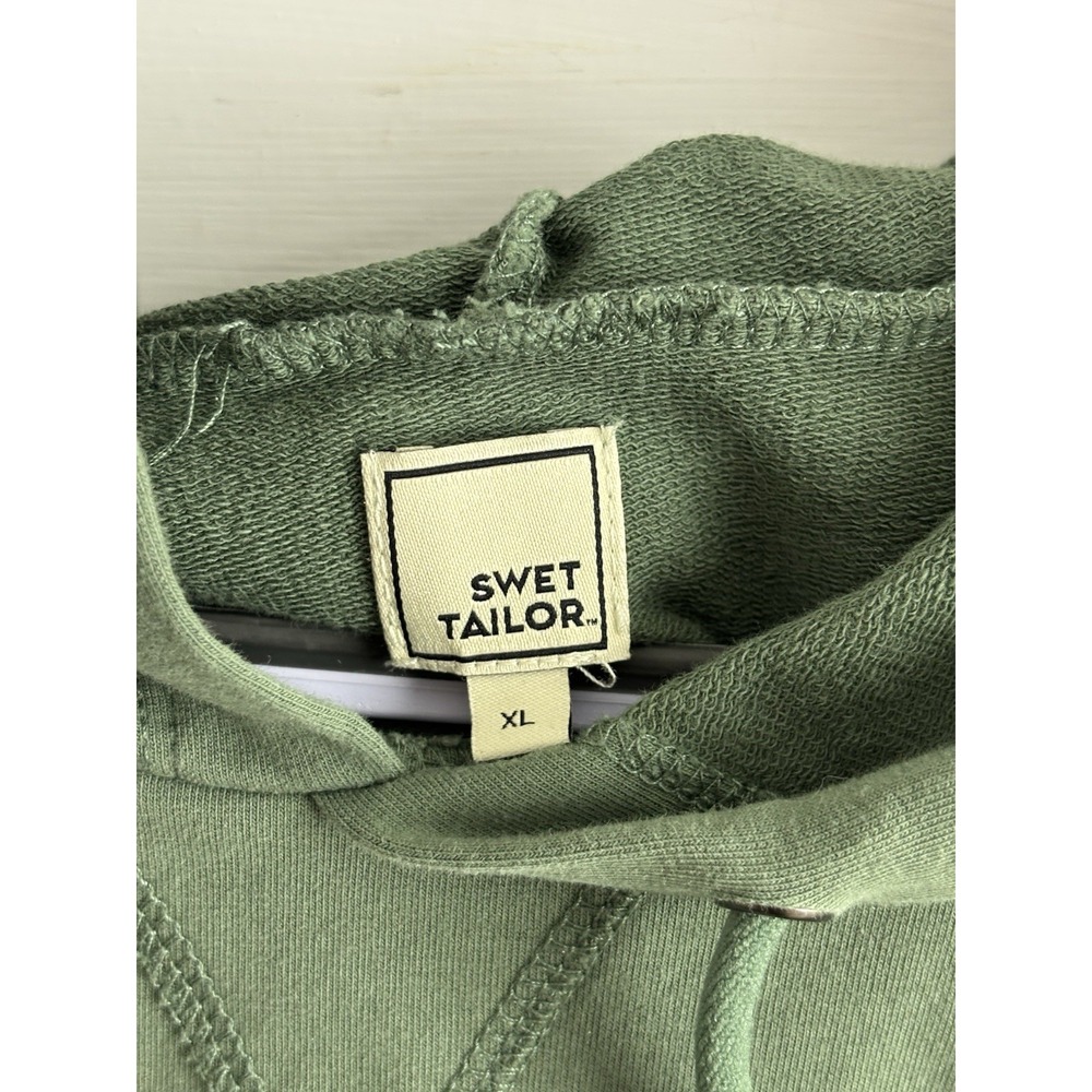Swet Tailor Men's Green Hoodie XL Comfort Everyday Walking Work 0687‎ - Picture 4 of 8